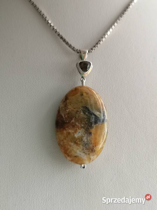zawieszka opal i granat Ozdoby Mirakowo