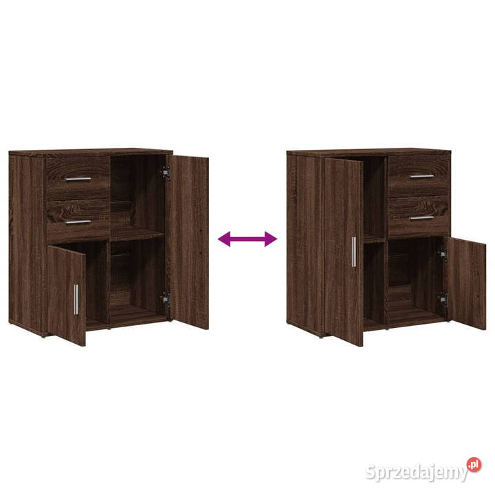 Szafki 2 brązowy dąb 60x31x70 WM3276566 Warszawa