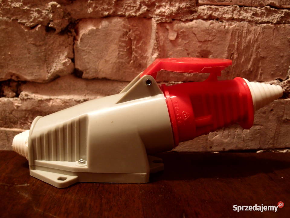 Złącze 3 fazowe siłowe zestaw gniazdo i wtyczka łódzkie Łódź