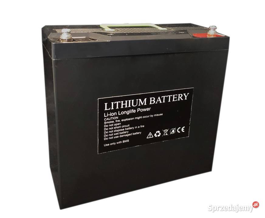 Akumulator litowy Li ion 3S 50Ah 12V silnik elektryczny
