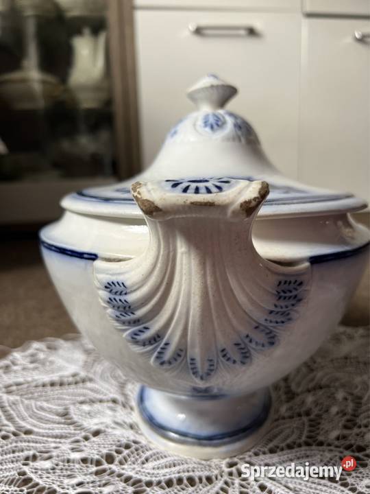 Stara waza porcelanowa snutych sygnowana Boch Zabrze