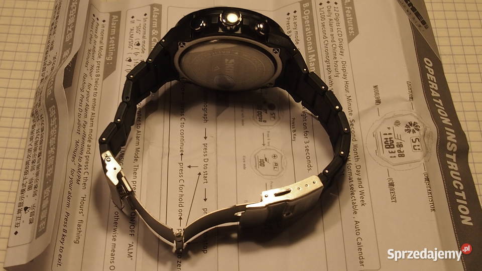 Zegarek naręczny Skmei 1016 instrukcja Tychy