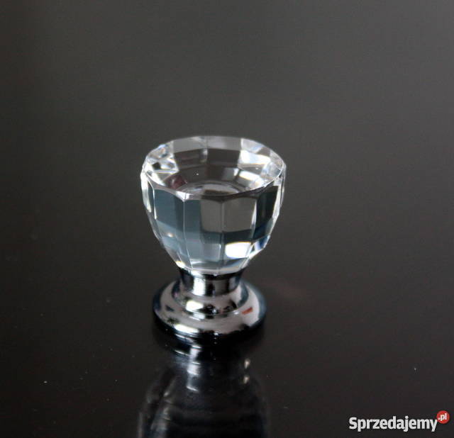Uchwyt kryształowy do mebli 2.3cm Warszawa