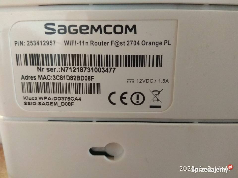 Router ADSL WiFi DSL małopolskie
