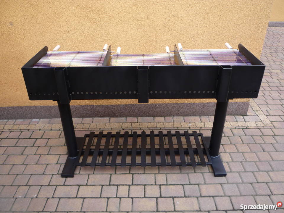 Gastronomiczny grill TRÓJKOMOROWYblacha 5 mm z wielkopolskie Damasławek