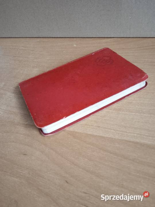 Kalendarzyk terminarzyk z 1937 roku