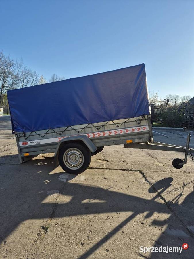 Przyczepka lekka Boro uchylna 750 burtowe Stara Dąbrowa sprzedam
