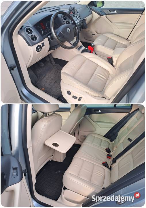 Volkswagen Tiguan 20TDi 140 4x4 2008r skórzana tapicerka Czeladź