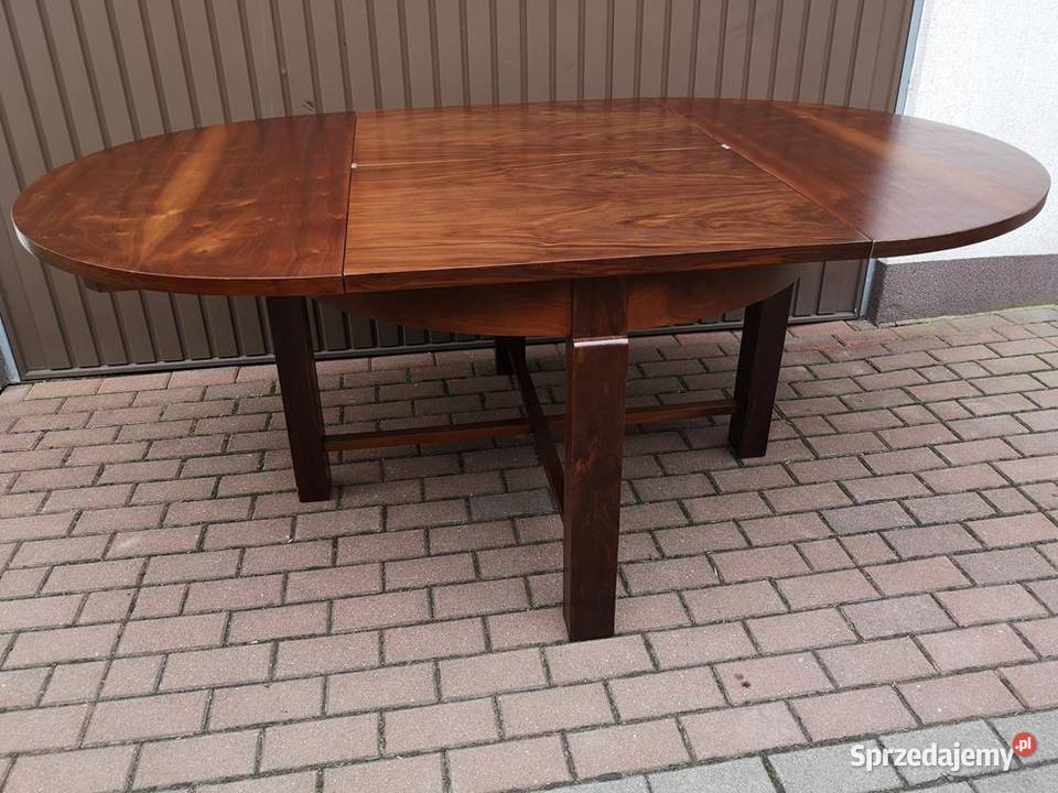 Stół ArtDeco Okrągły 120 Zgrabny Antyk Stary Swarzędz