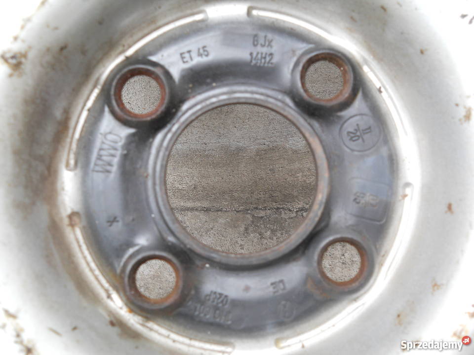 Felga stalowa 14 Vw 4x100 Golf Passat Jetta Włocławek