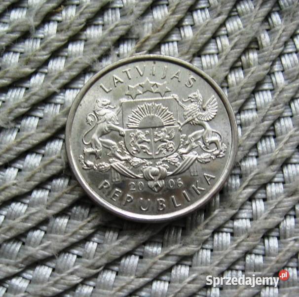 Łotwa 1 Lats 2006r Szyszka Kalisz