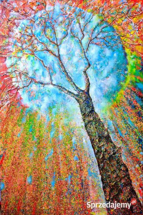 Obraz olej płótno Drzewo klucz do światła małopolskie Kraków