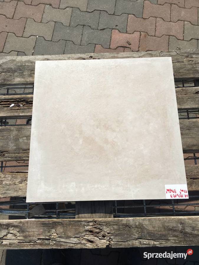Gres płytka podłogowa beżowa mat 593x593 Reguły