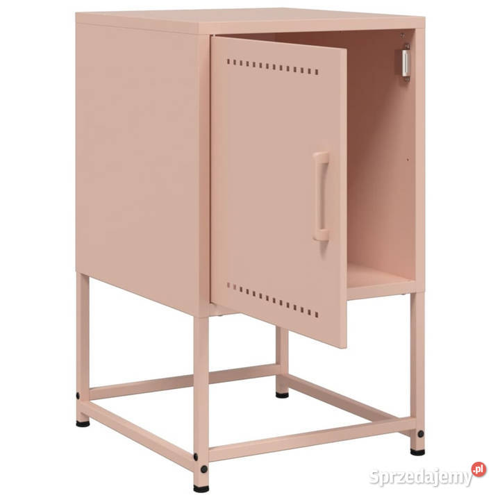 Szafki nocne 2 różowe 36x39x605 stal WM846449 Warszawa sprzedam