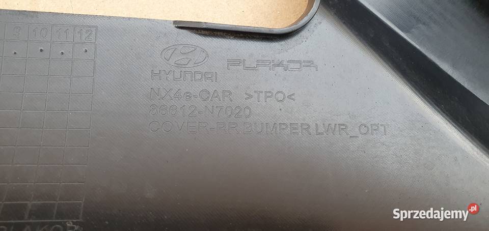 TUCSON IV ZDERZAK DOKŁADKA TYŁ 86612N7020 osobowe lubuskie Trzciel sprzedam