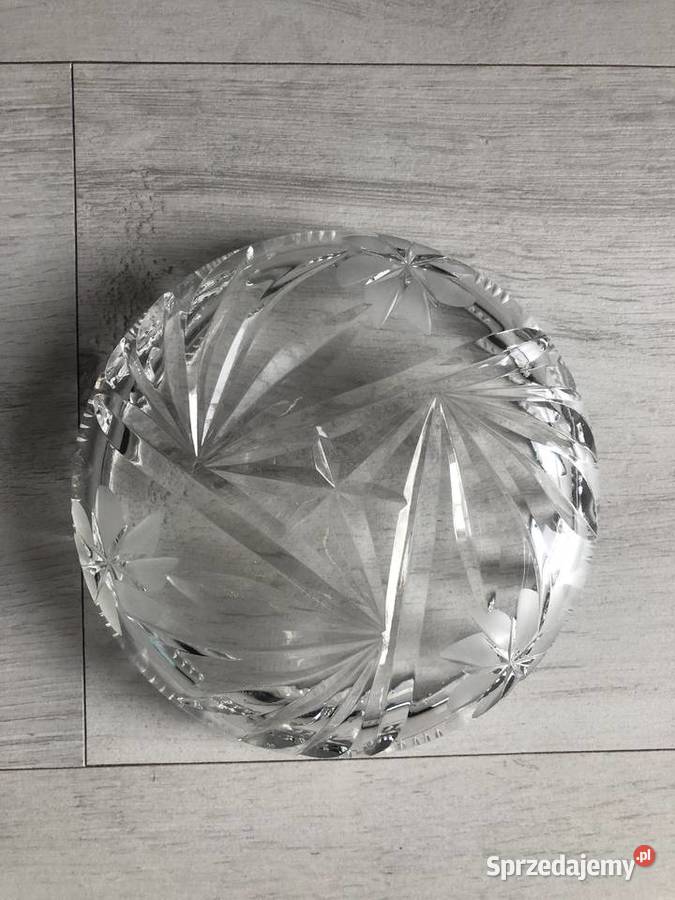 Szklanki kryształowe 2 sztuk z czasów PRL sztukę łódzkie Łódź