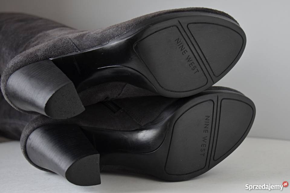 WYGODNE ZAMSZOWE MUSZKIETERKI Nine West Aloysa Kozaki