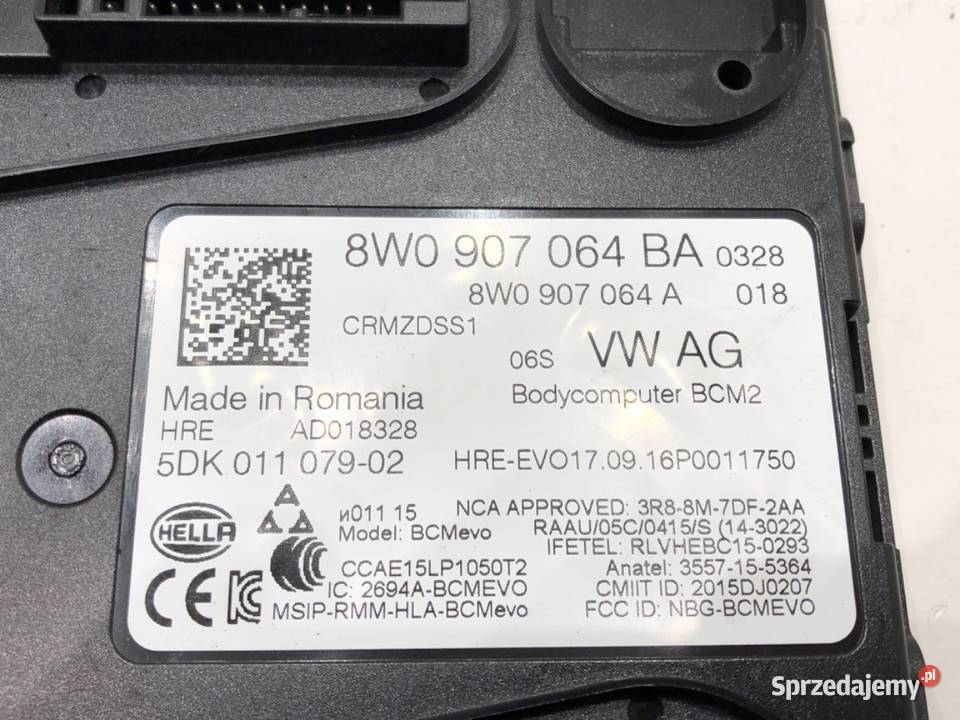 MODUŁ KOMFORTU AUDI A5 F5 8W0907064BA