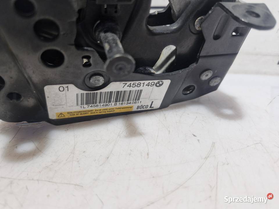 7458149 BMW F10 F11 ZAMEK MASKI LEWY AKTYWNY