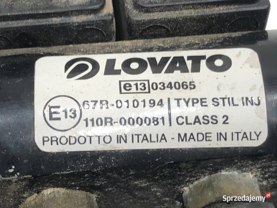 WTRYSKI DO GAZU LPG LOVATO 67R010194 WTRYSK GAZU osobowe