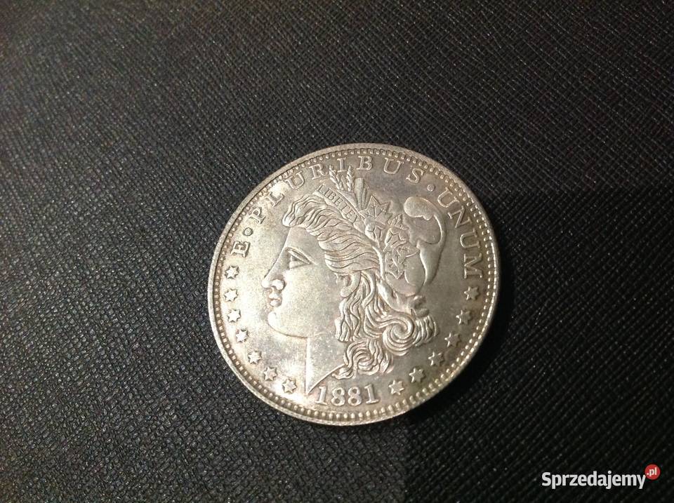 One Dollar 1881 r Destrukt lubuskie Nowa Sól