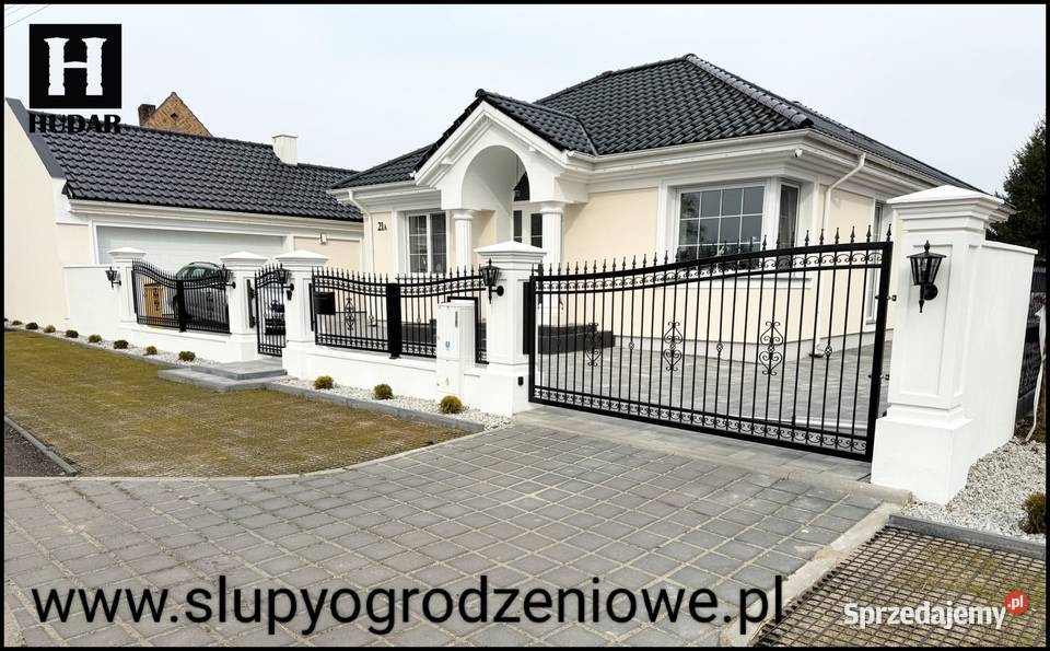 Ogrodzenia dworkowe stylowe pałacowe boniowane Gdańsk