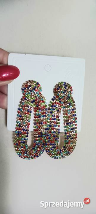 Kolczyki kolorowe kujawsko-pomorskie Ostrowąs