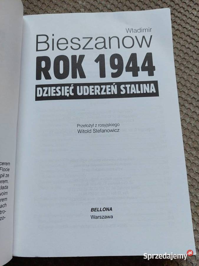 1944 dziesięć uderzeń Stalina Władimir