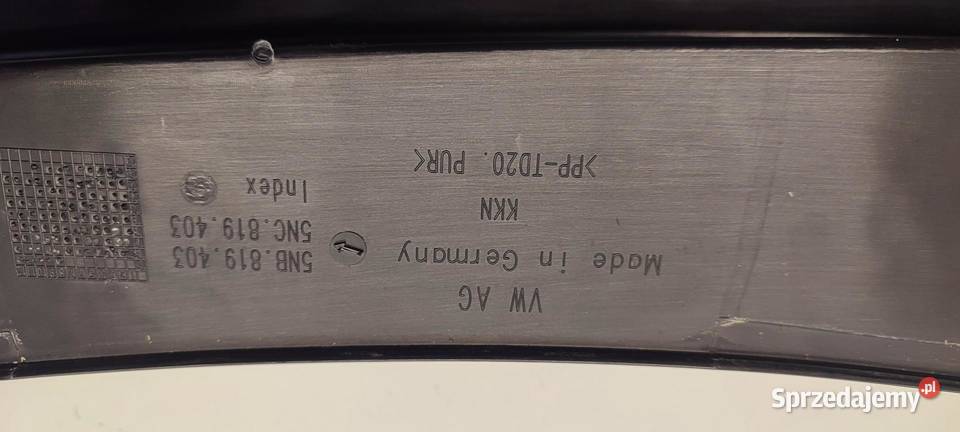 SEAT TARRACO VW TIGUAN II PODSZYBIE LEWE Podszybia