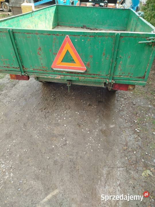 Przyczepa dwukołowa jednoosiowa