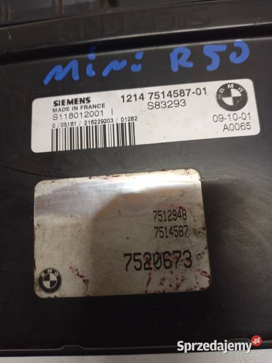 MINI R50 R52 R53 16 16V Komputer sterownik osobowe Komputery Bydgoszcz