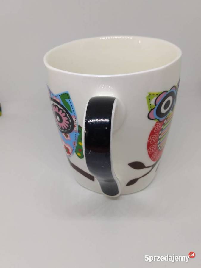 Kubki porcelanowe z sowami Porcelana i szkło Radom sprzedam