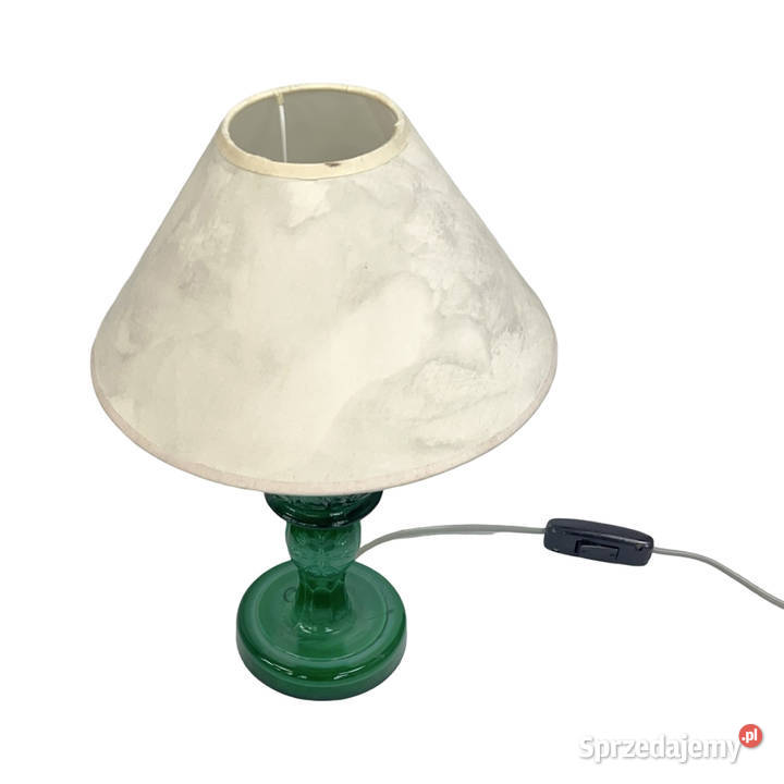 Lampa stołowa ze szkła malachitowego mazowieckie Warszawa sprzedam