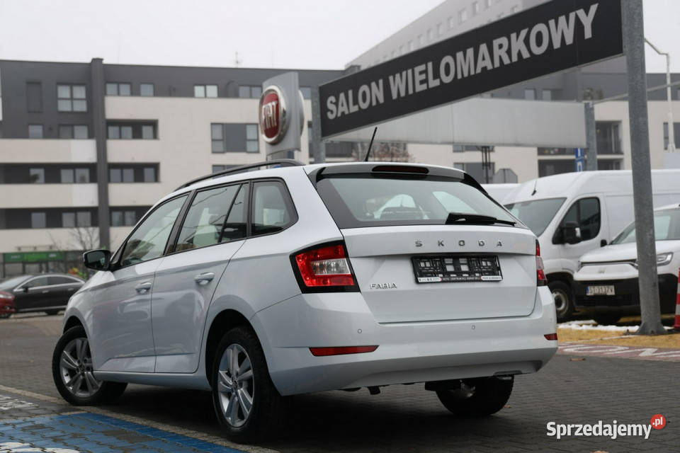 koda Fabia 10 TSI Ambition DSG III 2014 biały Tychy