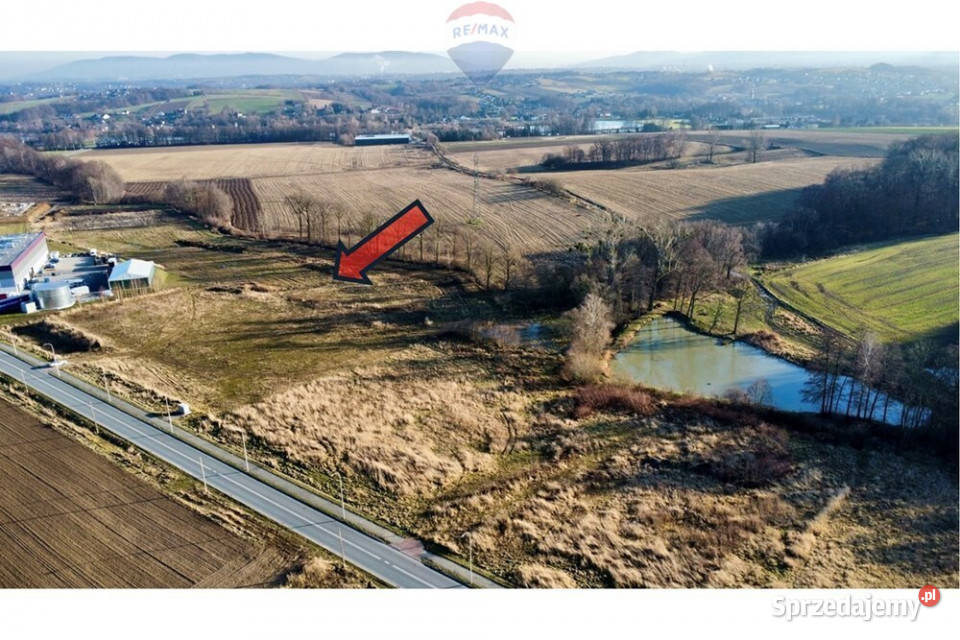 Działka pod zabudowę produkcyjno usługową śląskie Międzyrzecze Dolne