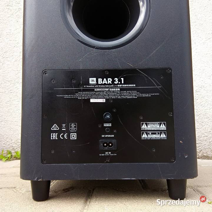 JBL Bar 31 Subwoofer aktywny 25 300W 12 dolnośląskie Świebodzice