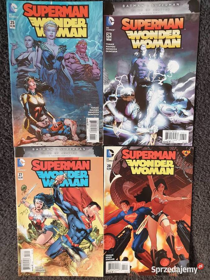 Superman Wonder Woman zestaw 24 komiksy DC USA