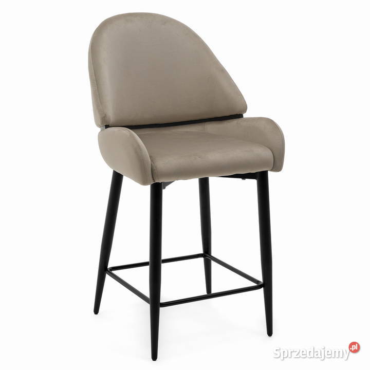 Hoker Tapicerowany Bergamo Ciemnobeżowy Wysyłka wielkopolskie