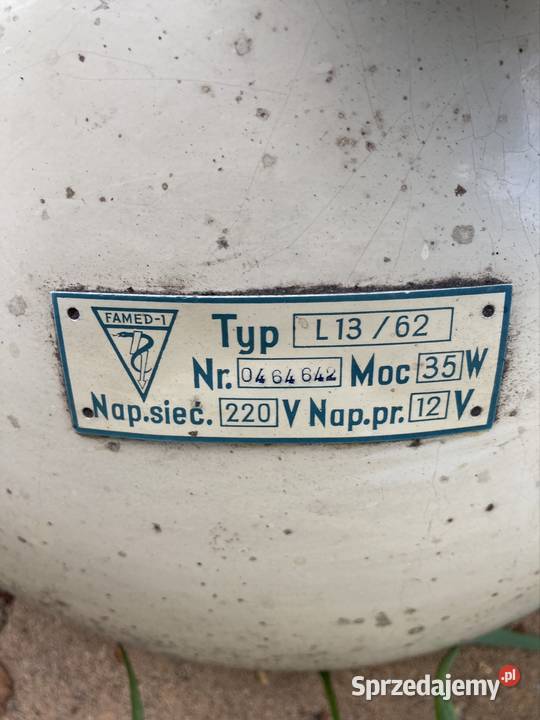 Lampa operacyjna bezcieniowe PRL loft Lampy podłogowe