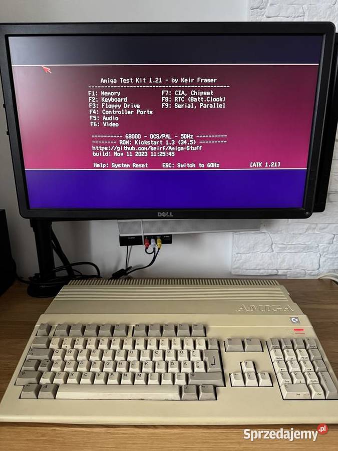 Amiga 500 sprawna działa gry uruchamiają się Warszawa