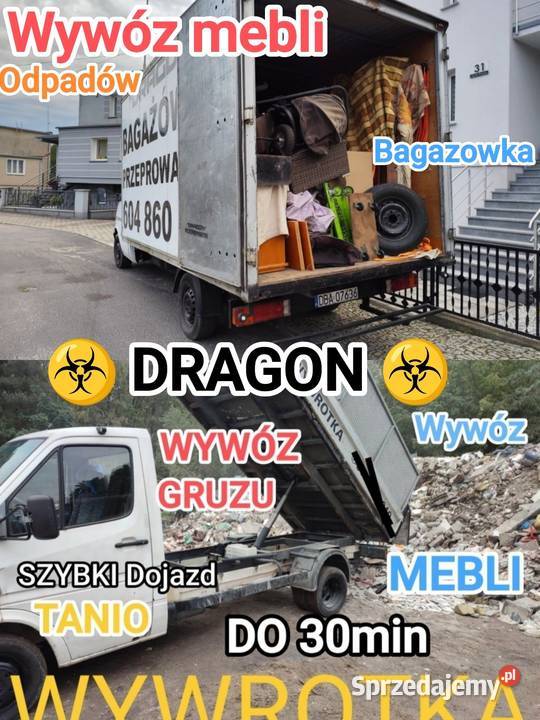 DRAGONTani WYWÓZ mebli agdGruzu Zielona Góra