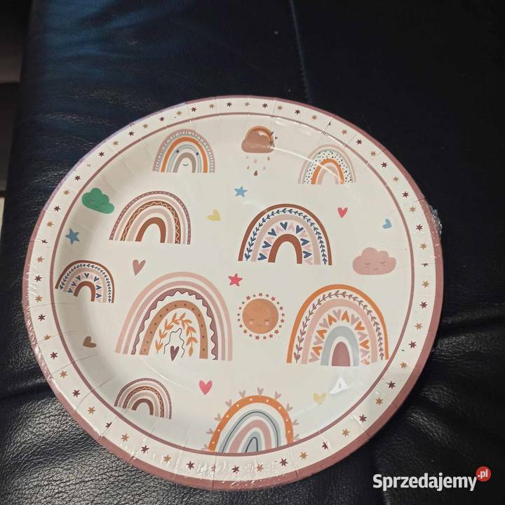 Zestaw urodzinowy kubki talerze sztućce opolskie Stare Koźle sprzedam