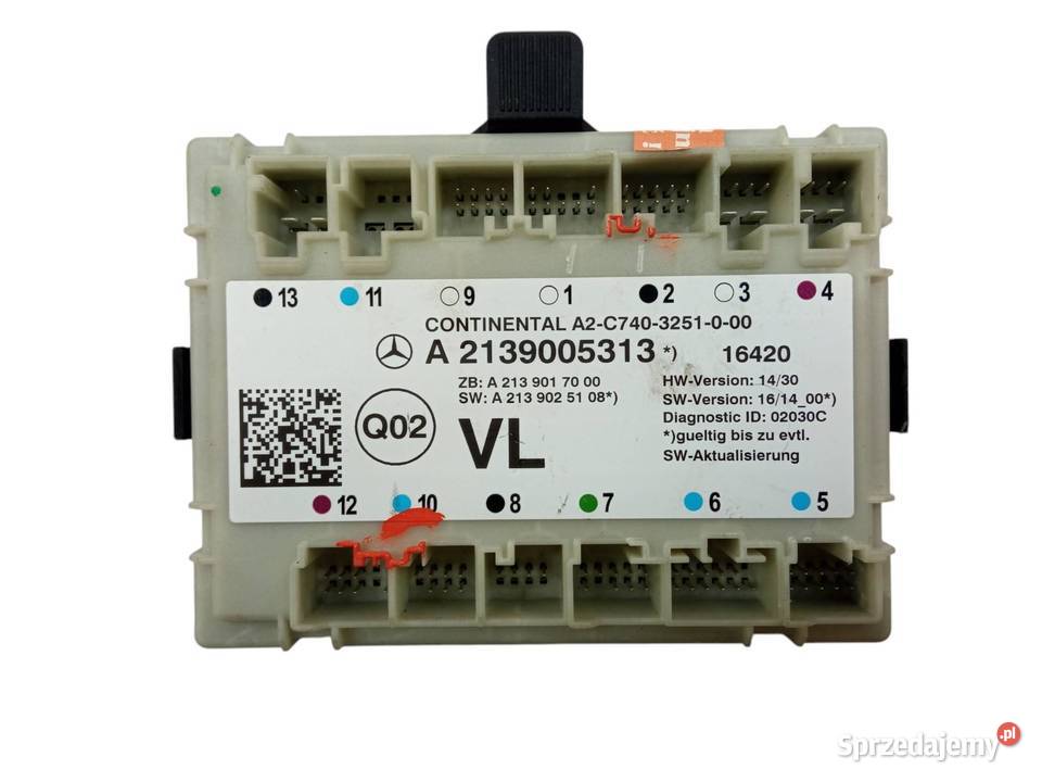 MODUŁ DRZWI A2139005313 MercedesBenz Eklasa V