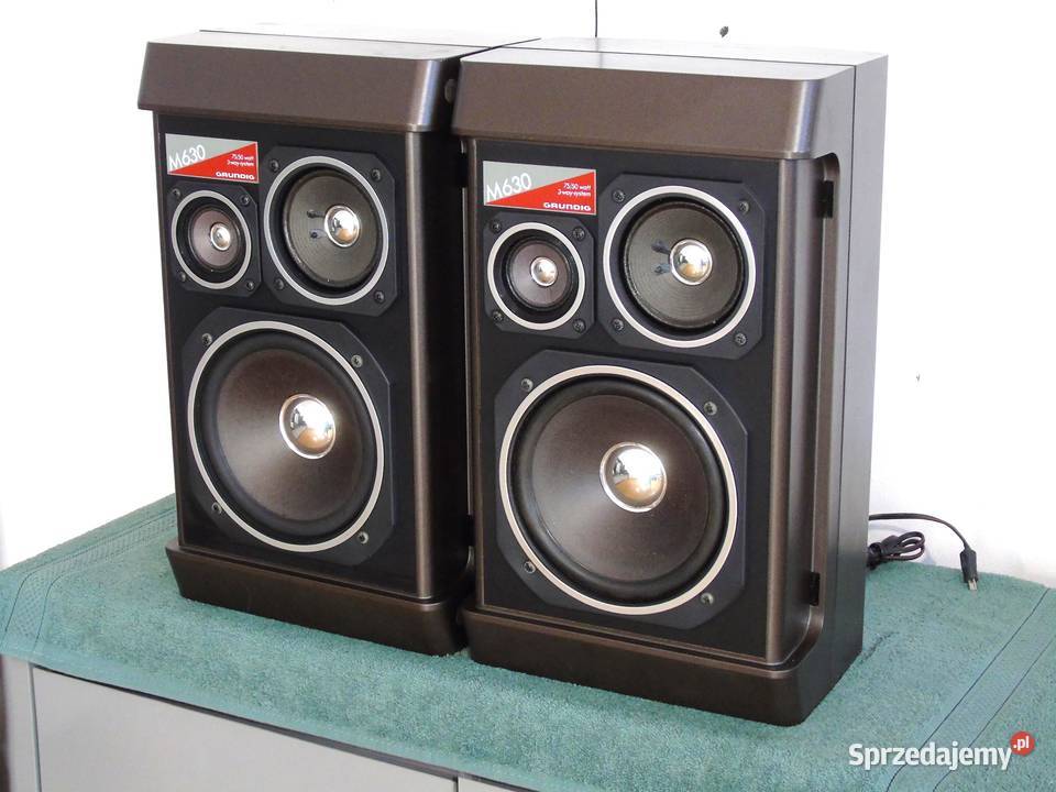 Kolumny Grundig M630 sprawne świetne stereo podkarpackie Jasło