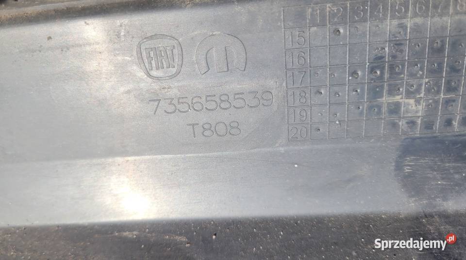 FIAT TIPO II SEDAN DOKŁADKA ZDERZAKA TYLNEGO śląskie