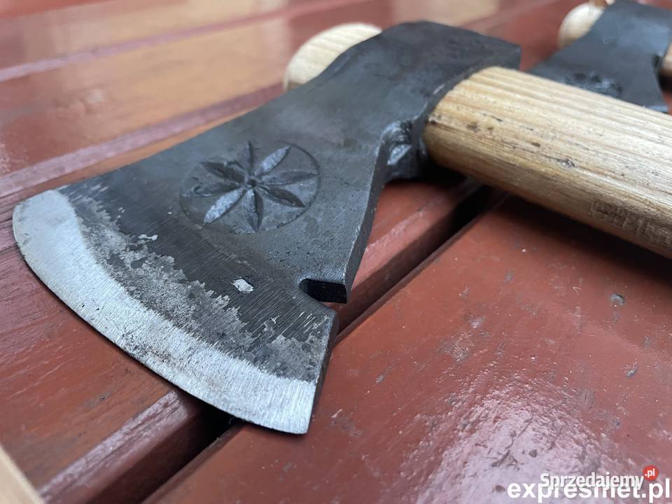 zestaw 5 siekier rozłupak toporek siekierka małopolskie Mogilany