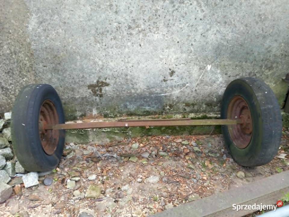 Sprzedam oś z kołami Pozostałe Głogów
