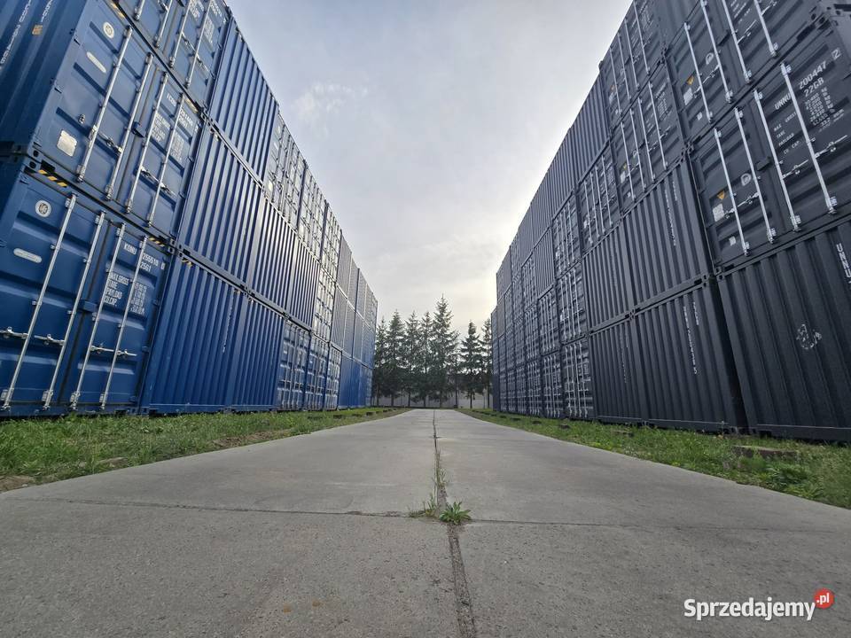 Kontenery Morskie 20 DV One Way Zielony Szary Janikowo