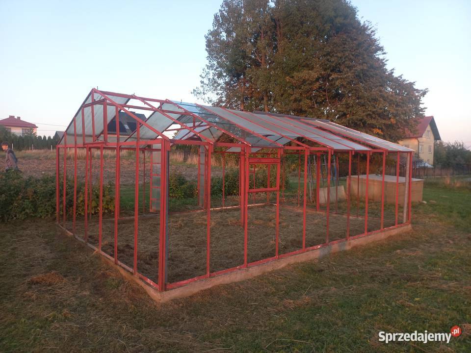 Szklarnia ogrodowa 6x4 m