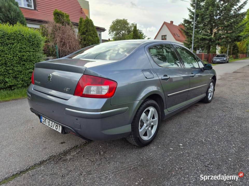 Peugeot 407 długie opłaty nowe hamulce i opony grafitowy Katowice sprzedam